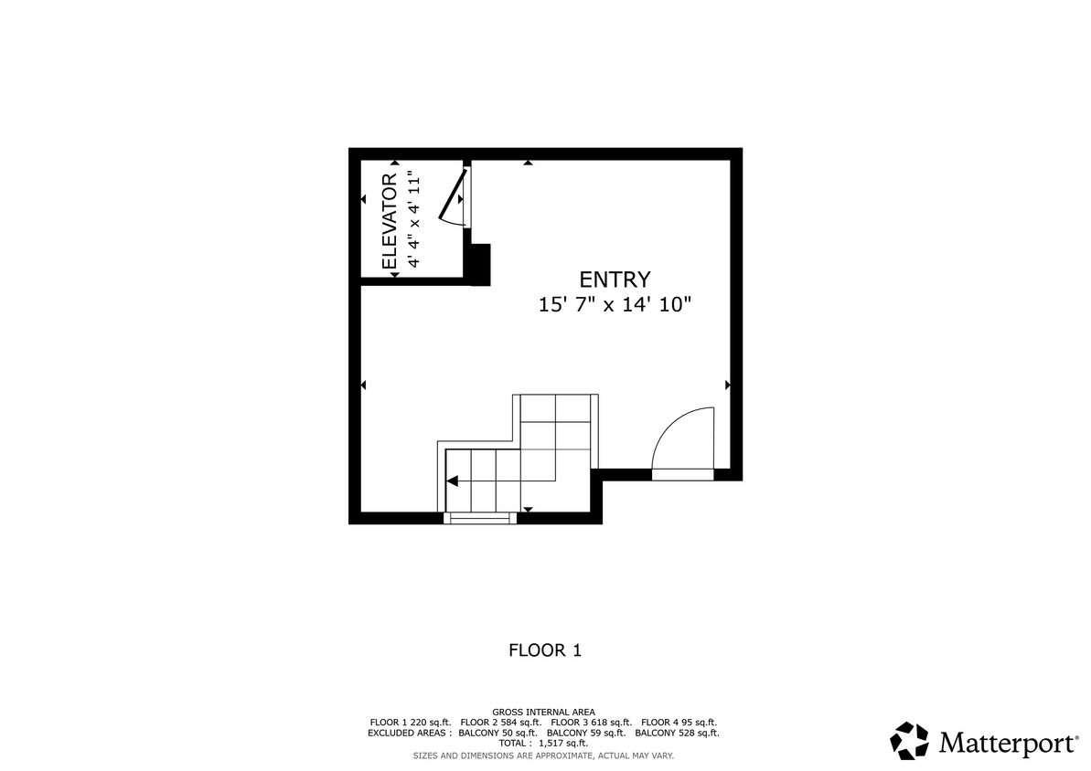 Unit #1 - Street Level - 2 Bedroom - Unit # 1