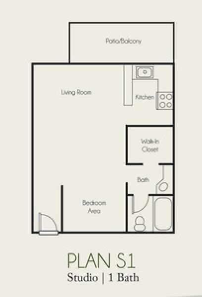 Plan S1 - Studio