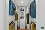 Walk-In Closet with Built-In Organizers - Rosewood Heights by Wiseman