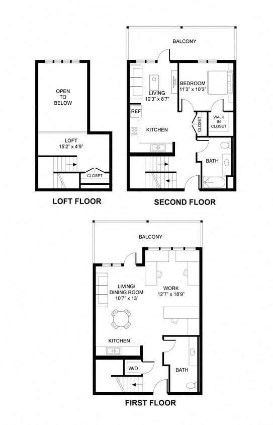 Floor Plan - A1-Live/Work Unit