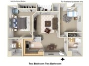 Plan D Remodel - The Plaza Apartments