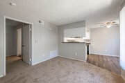 1BR, 1BA - 552SF - Living Room - Soldano Senior Village Apartments