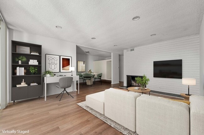 Living Room Staged - Levering Heights