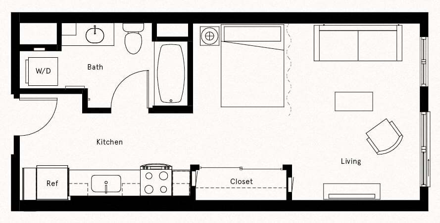 Floor Plan - Studio-A10