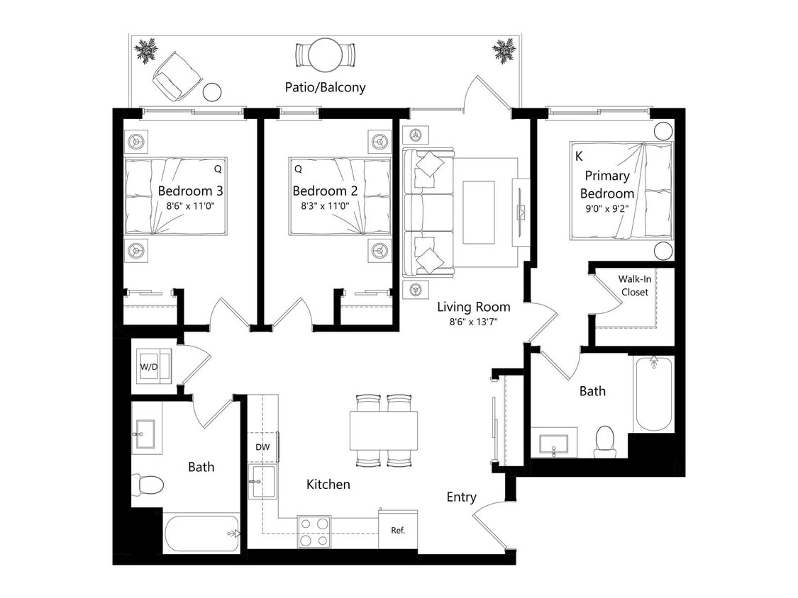 Floor Plan - 1430-Lincoln_3A.2