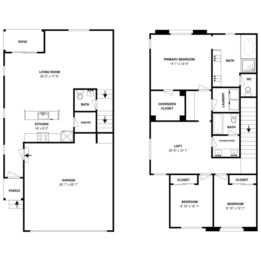 Floor Plan - Duet 3