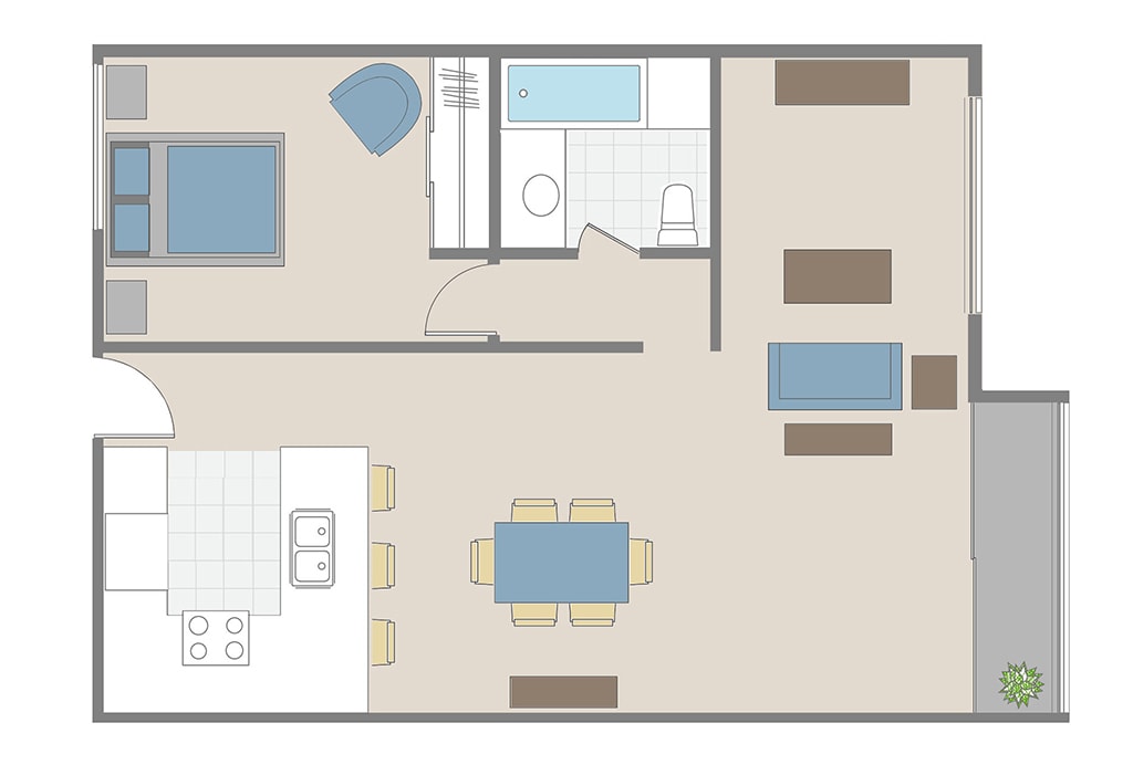 Floor Plan - Studio BK