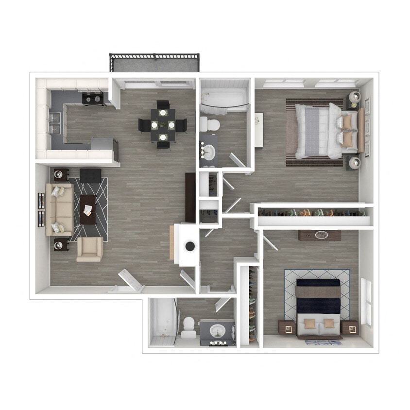 Floor Plan - 2 Bedroom