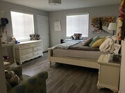 large master, photo taken from another unit that has same layout. The door does not exist in this mater bedroom - 712 pacific street Unit 3
