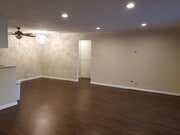 kitchen and hallway to bedrooms - 1770 Ximeno Ave Unit #318 Coast Plaza