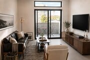 Unit 207 Concrete floors Living room - Hive Barrington