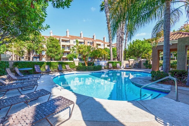 Splash in one of our sparkling pools - The Grand Costa Mesa Apartments