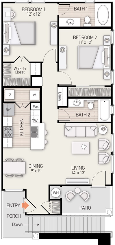 Floor Plan - Plan E