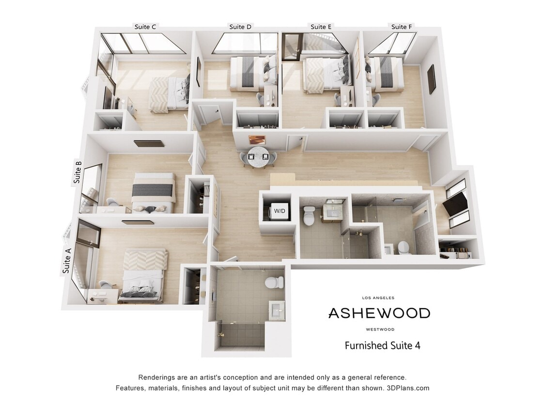 Furnished Ste 4_204_6BD_1192 - Furnished Suite 4