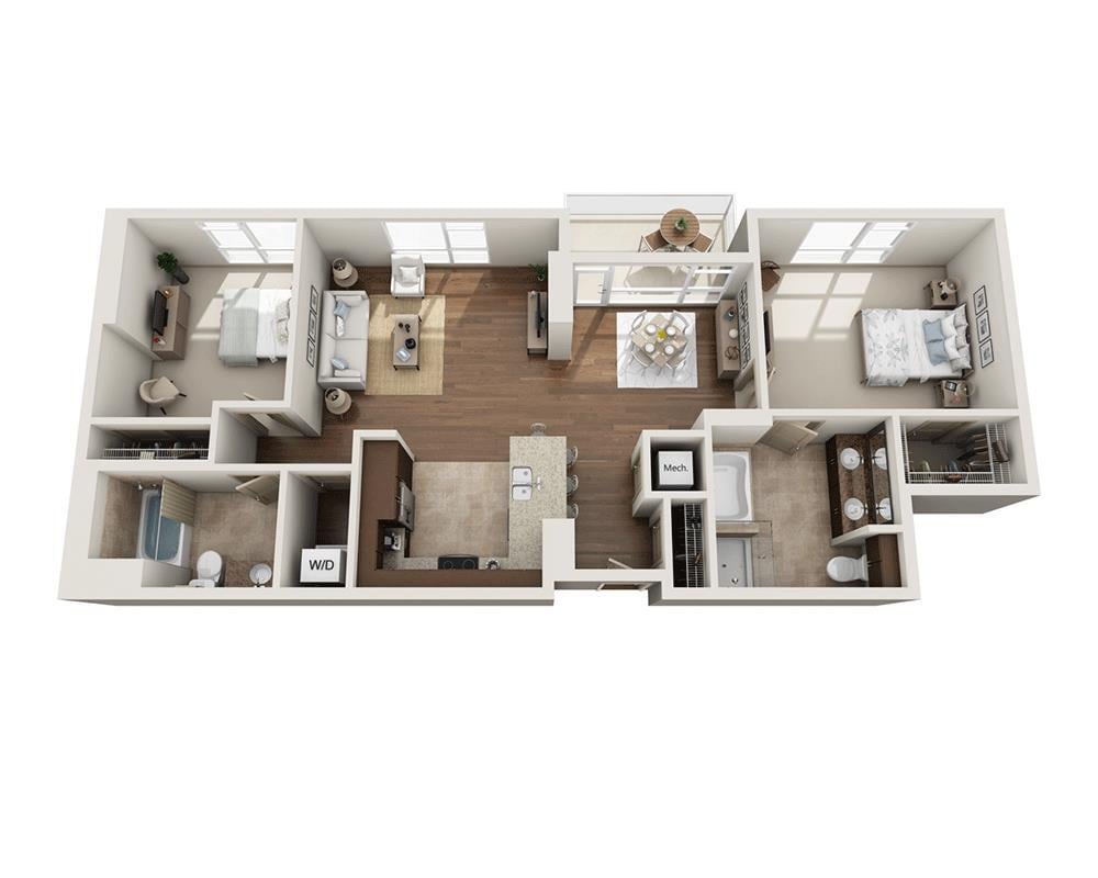 Floor Plan - Plan M (B2A)