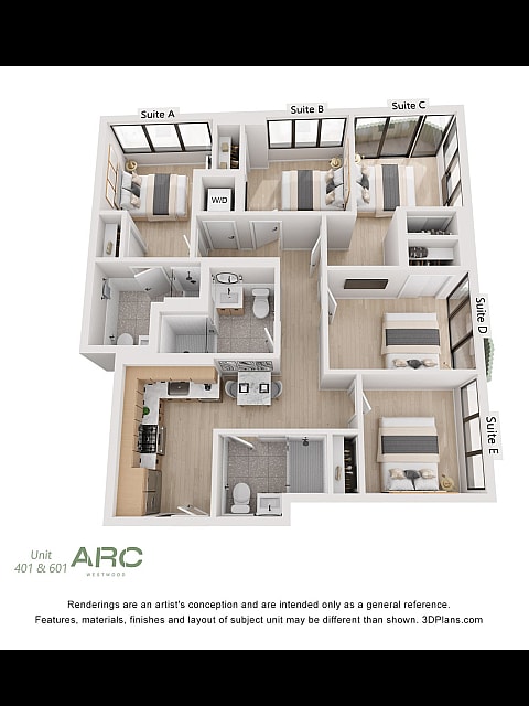 ARC Westwood_Unit 601 - Penthouse Furnished Suite With Private Balcony
