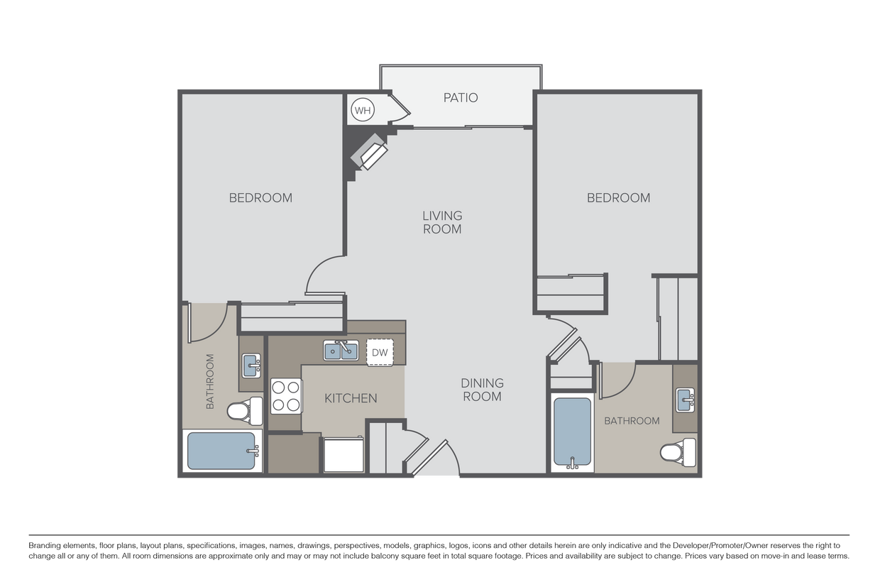 Floor Plan - Two Bedroom