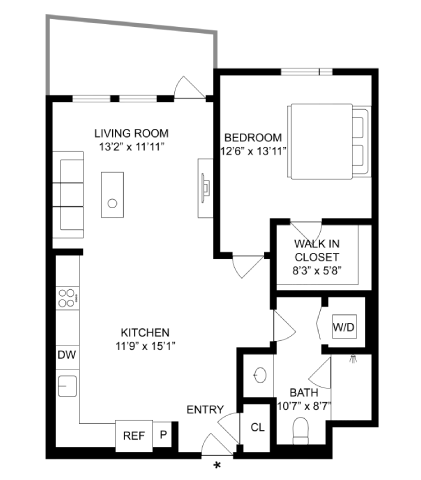 Floor Plan - 1-BX