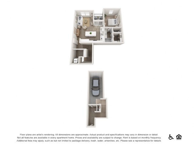 Floor Plan - Granada - San Carlo I Townhomes