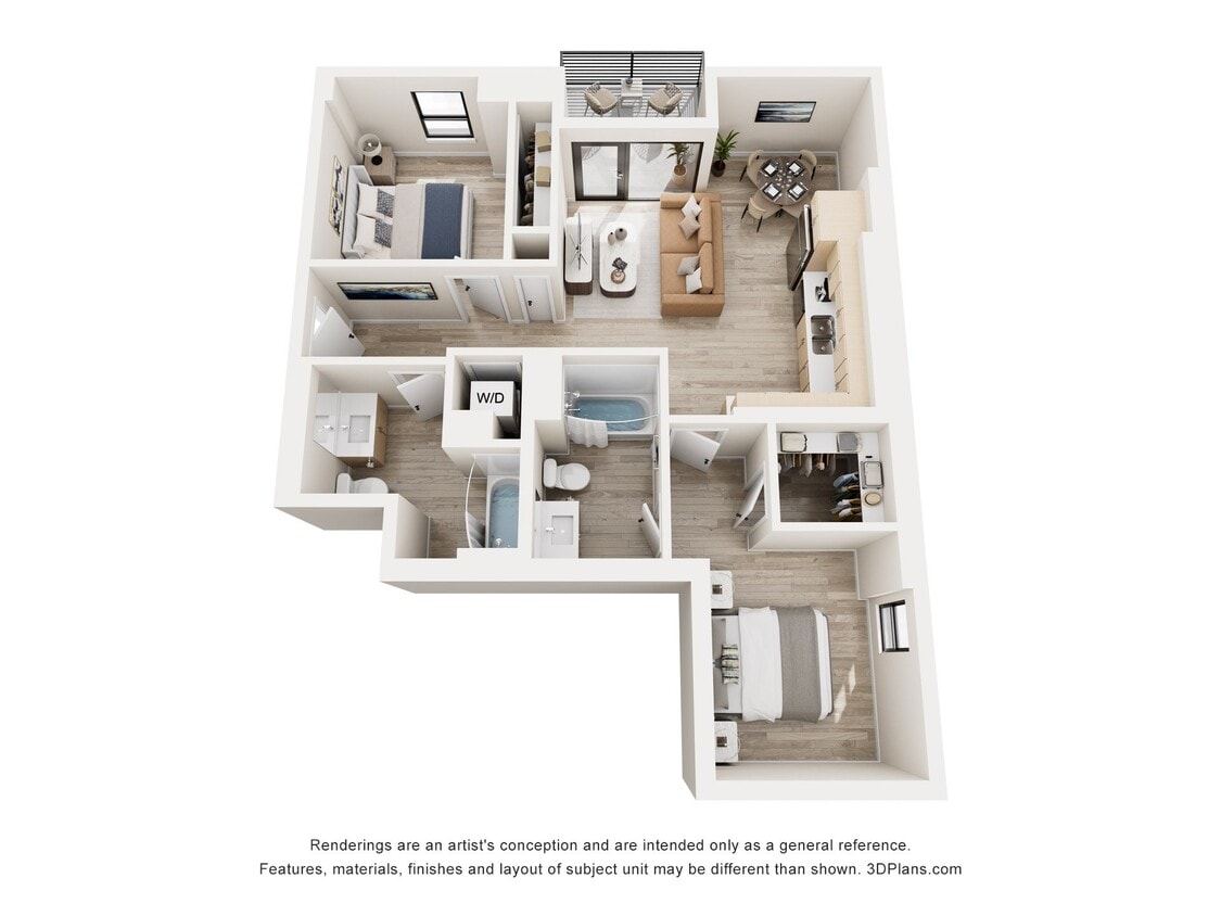 Floor Plan - 2B4M