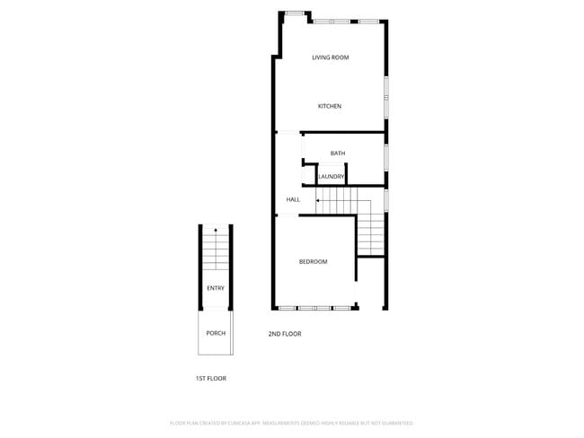 Photo - Fully Remodeled 1 Bed + 1 Bath Upstairs Unit + In-Unit Laundry + AC