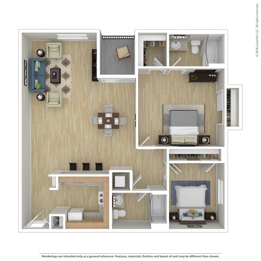 Floor Plan - 2 Bedroom