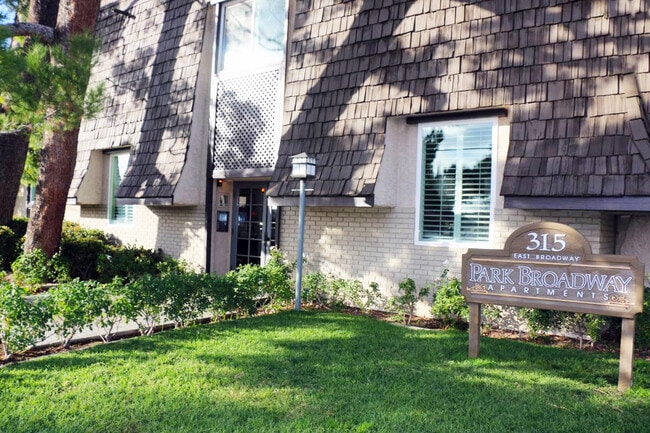 Building Front Entrance - Park Broadway Apartments