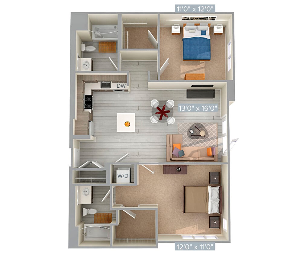 Floor Plan - B1-1044