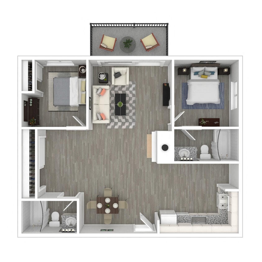 Floor Plan - 2 Bedroom