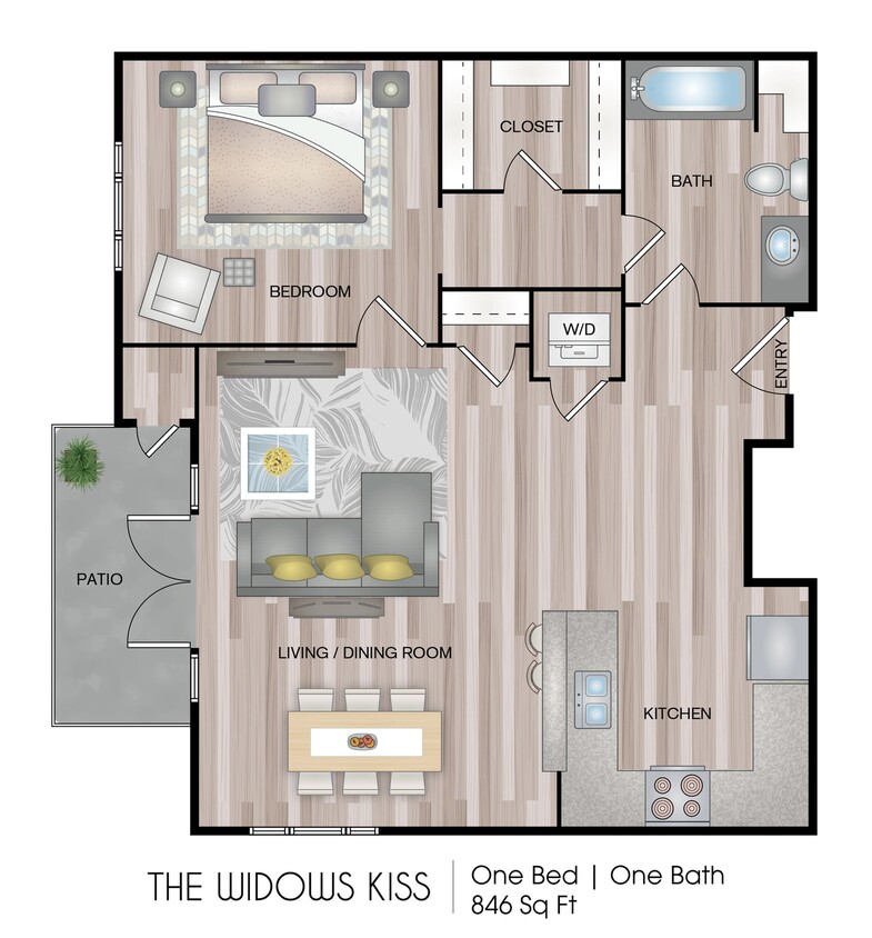 846 sq ft - The Widows Kiss (Grand)