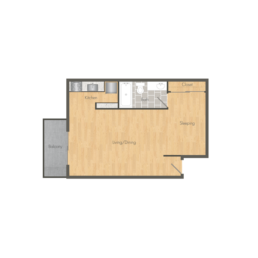 Floor Plan - Studio A