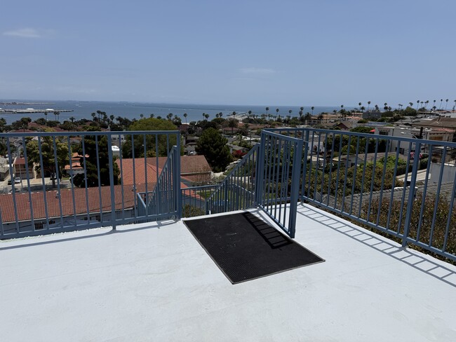 Private gated entrance to deck and unit - 3325 S Carolina St Unit #4