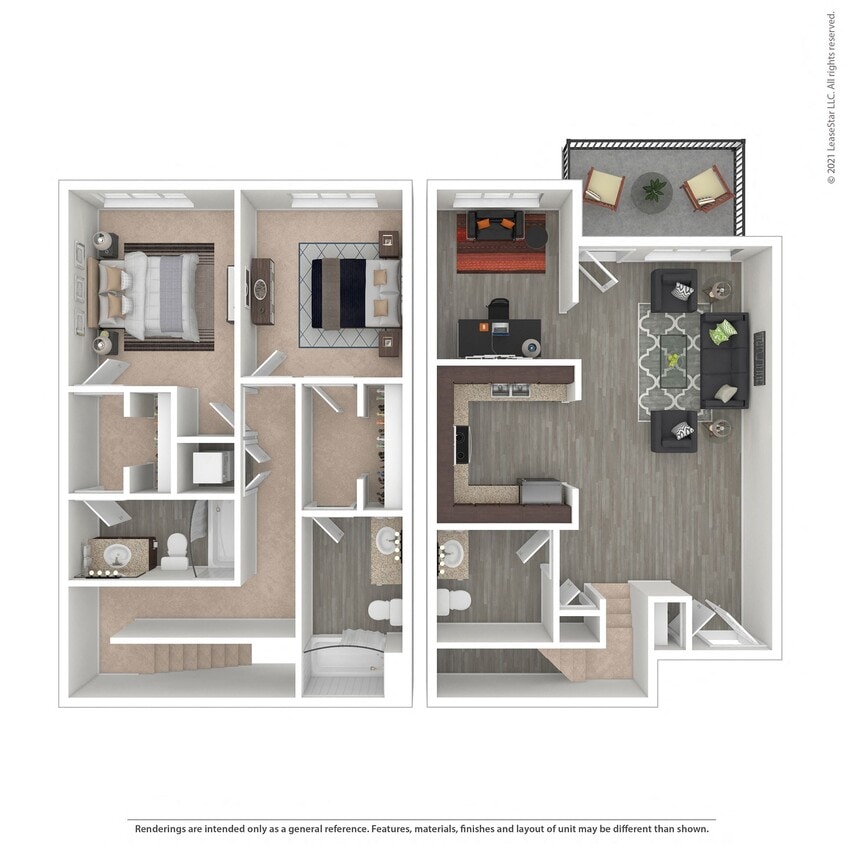 Floor Plan - 2 Bedroom Plan B