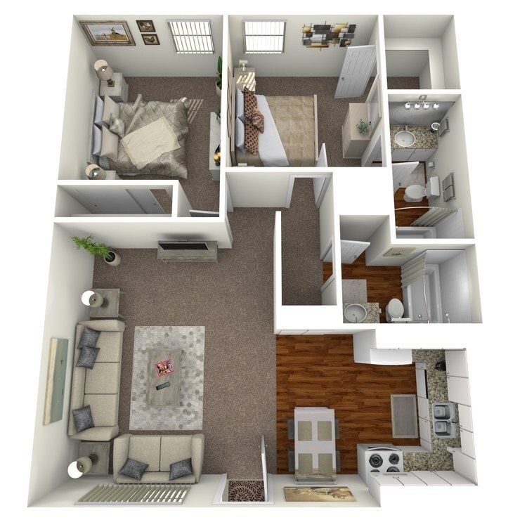 Overhead_350619.jpg - 2 Bedroom 2 Bath