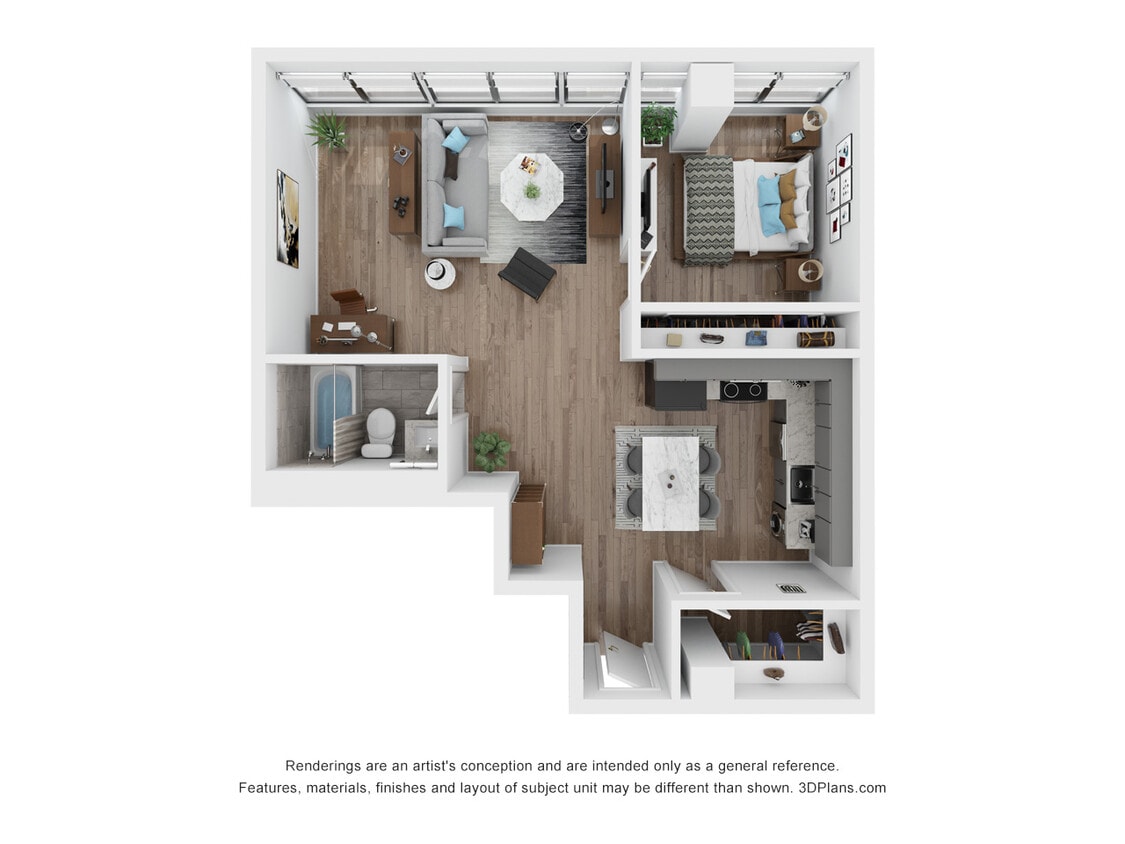 Floor Plan - A1 - Studio
