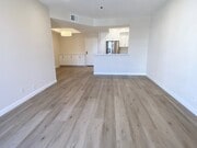 Living area of apartment #201 - Palm Court Apartments