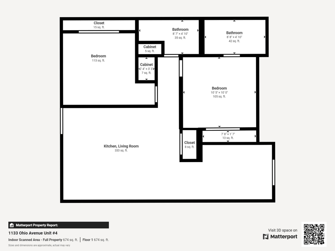 Floor Plan - 2 Bed 2 Bath