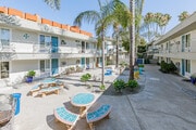 Courtyard - Aztec Pacific Apartments