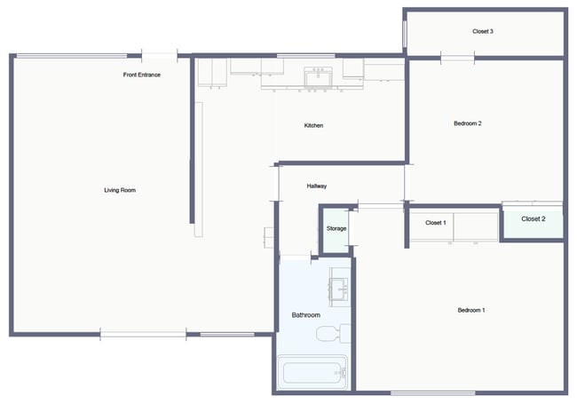 Photo - MOVE IN SPECIAL- Downstairs 2 bedroom +1 bath, patio. AVAILABLE NOW!! Unit 3516