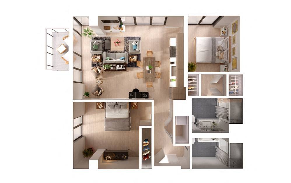 Floor Plan - B3B