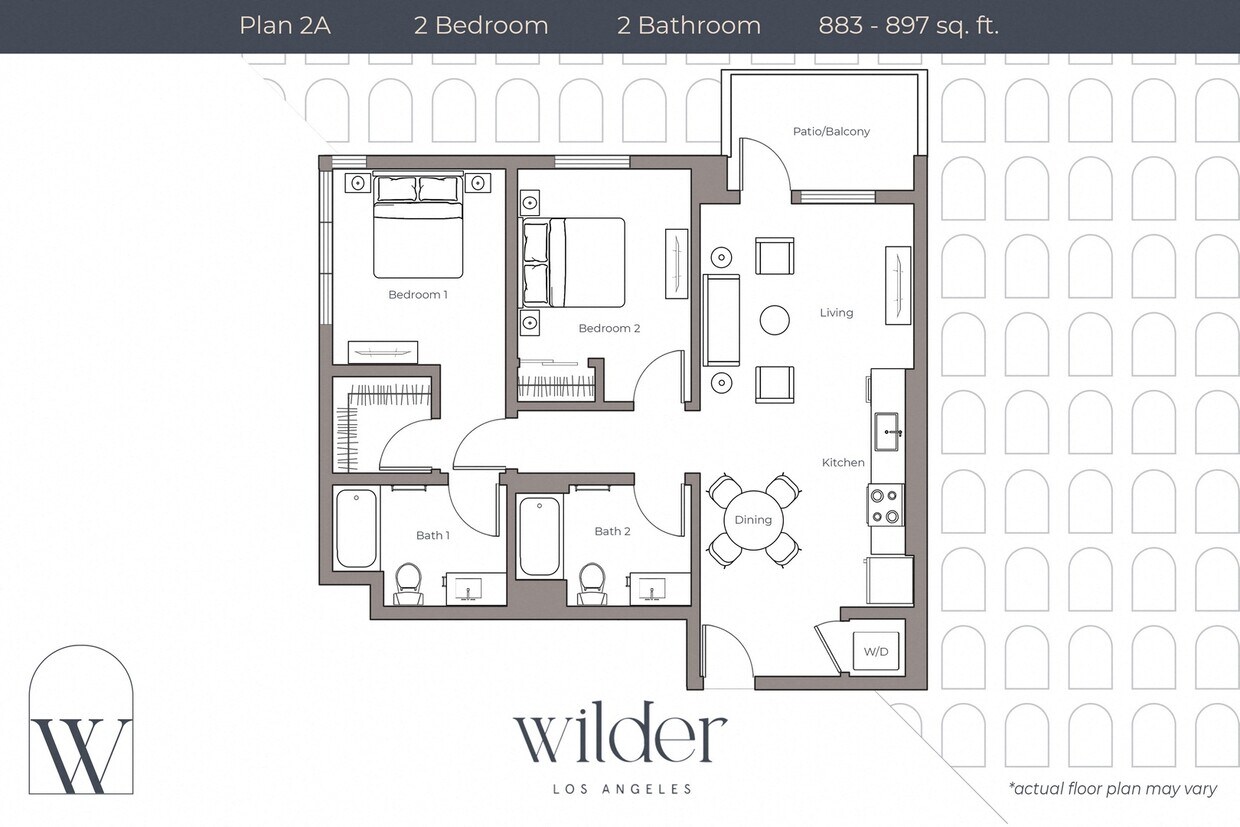 Floor Plan - 2 Bedroom A