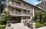 Secured Building Parking - 1134 Alta Loma Rd Condo Unit 106
