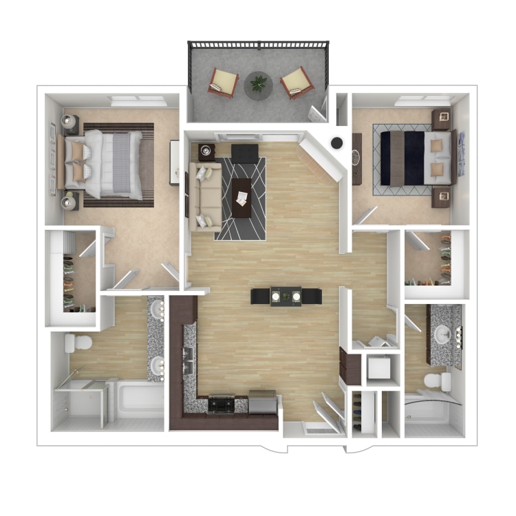 2x2x1064_271323.png - Two Bedroom/Two Bath A