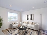 2 bed- 2 bath living room - 301 N Alvarado St