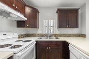 Two Bedroom One Bath - Kitchen - Village Green Senior Community Apartments
