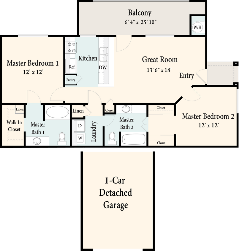 Floor Plan - The Youngstown - Second Floor