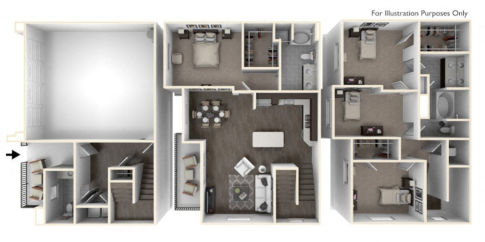 Floor Plan - TH2C 3x2.5