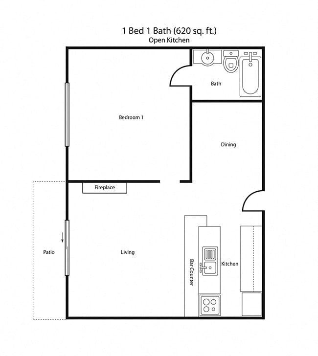 Floor Plan - 1X1R