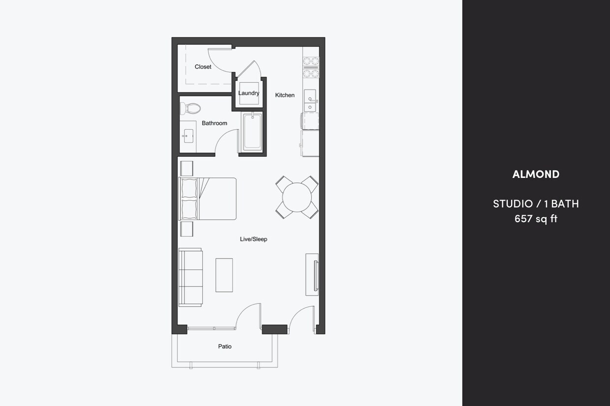Floor Plan - Almond