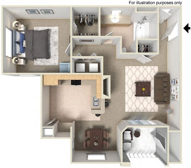 Floor Plan - C Regents 801 to 821 SF